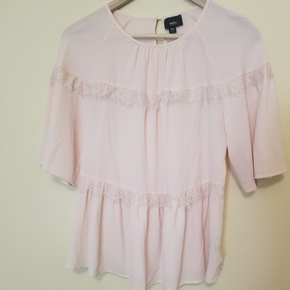 Peach blouse